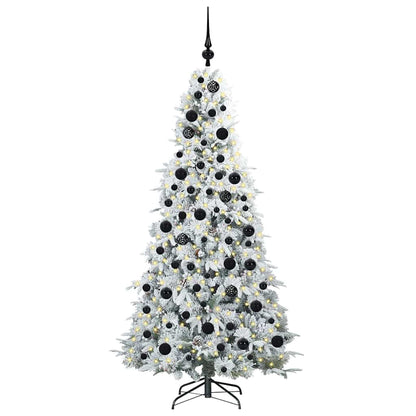 Artificial Hinged Christmas Tree Green 180 cm PE and PVC
