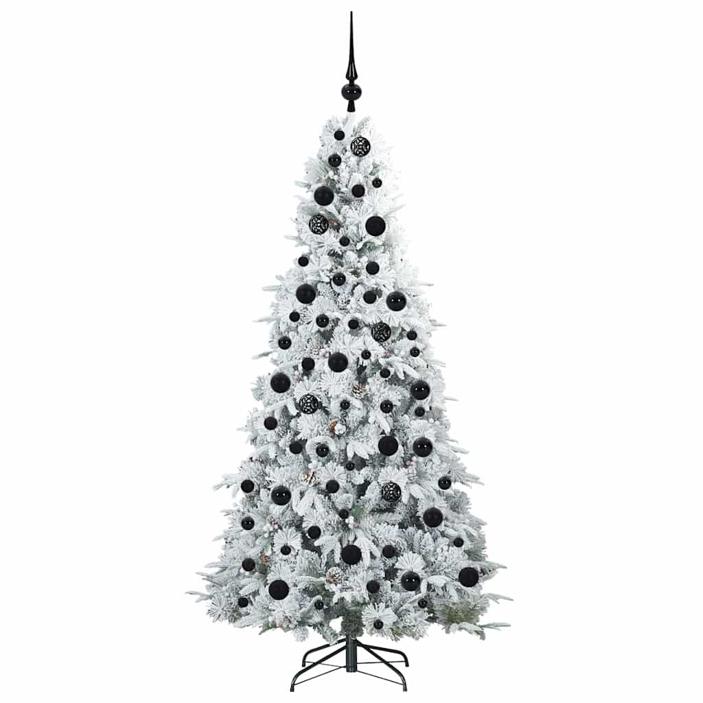 Artificial Hinged Christmas Tree Green 180 cm PE and PVC