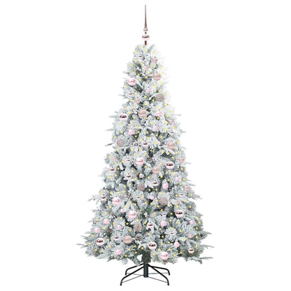Artificial Hinged Christmas Tree Green 180 cm PE and PVC
