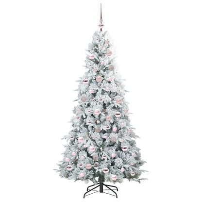 Artificial Hinged Christmas Tree Green 180 cm PE and PVC