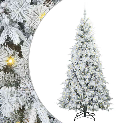 Artificial Hinged Christmas Tree Green 180 cm PE and PVC