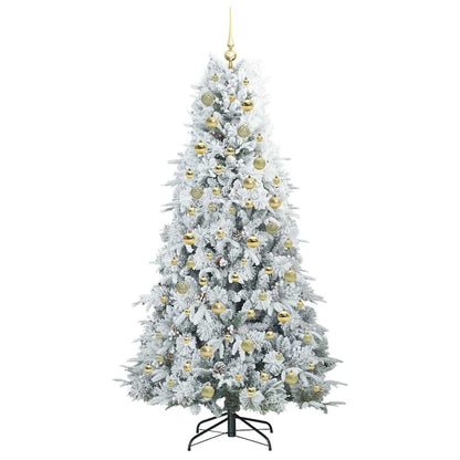 Artificial Hinged Christmas Tree Green 180 cm PE and PVC