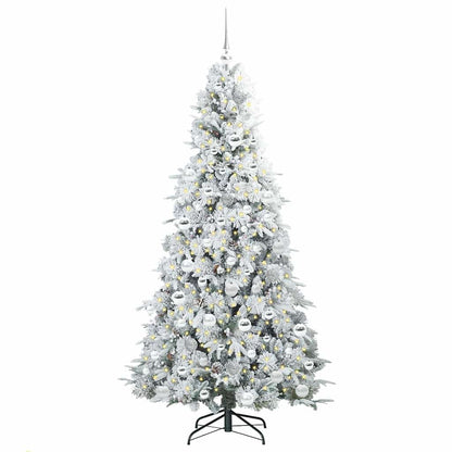 Artificial Hinged Christmas Tree Green 180 cm PE and PVC