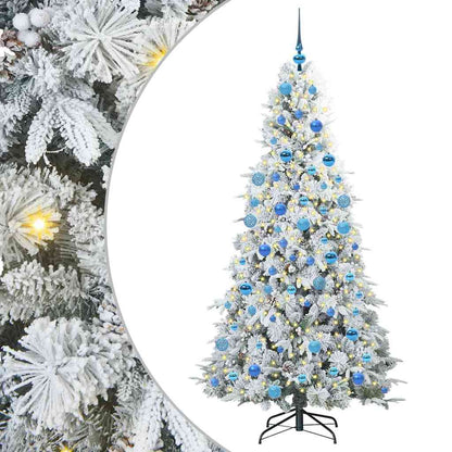 Artificial Hinged Christmas Tree Green 180 cm PE and PVC