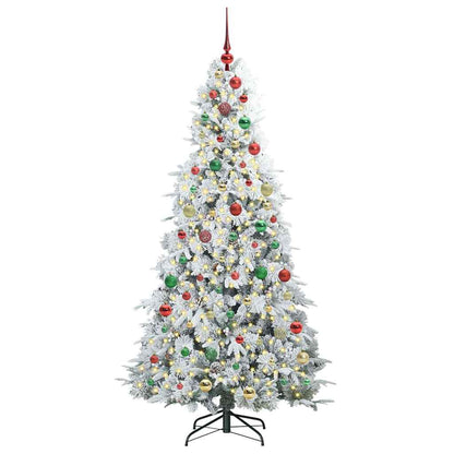 Artificial Hinged Christmas Tree Green 180 cm PE and PVC