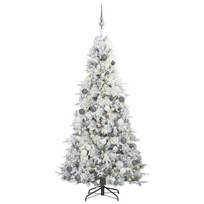 Artificial Hinged Christmas Tree Green 210 cm PE and PVC