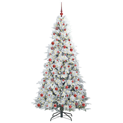Artificial Hinged Christmas Tree Green 210 cm PE and PVC