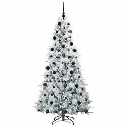 Artificial Hinged Christmas Tree Green 210 cm PE and PVC