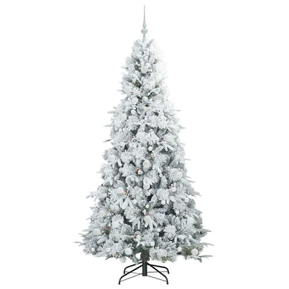 Artificial Hinged Christmas Tree Green 210 cm PE and PVC