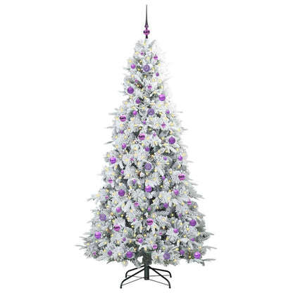 Artificial Hinged Christmas Tree Green 210 cm PE and PVC