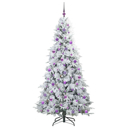 Artificial Hinged Christmas Tree Green 210 cm PE and PVC