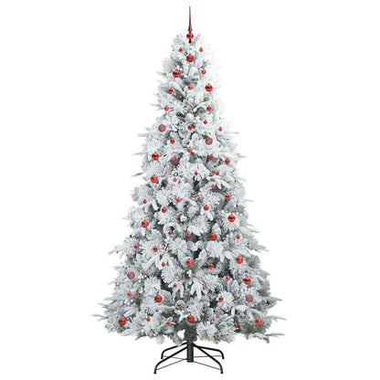 Artificial Hinged Christmas Tree Green 240 cm PE and PVC