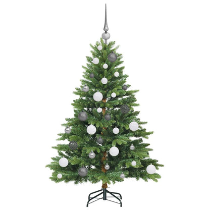 Artificial Christmas Tree with 150 LEDs Green 120 cm PE and PVC