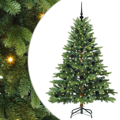 Artificial Christmas Tree with 150 LEDs Green 150 cm PE and PVC