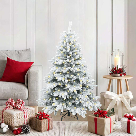 Artificial Christmas Tree with 150 LEDs Green 120 cm PE and PVC