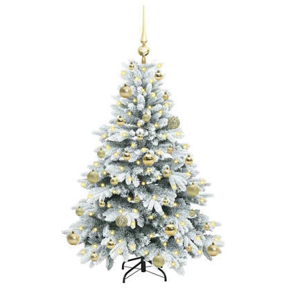 Artificial Christmas Tree with 150 LEDs Green 120 cm PE and PVC