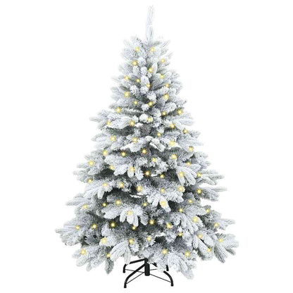 Artificial Christmas Tree with 150 LEDs Green 150 cm PE and PVC