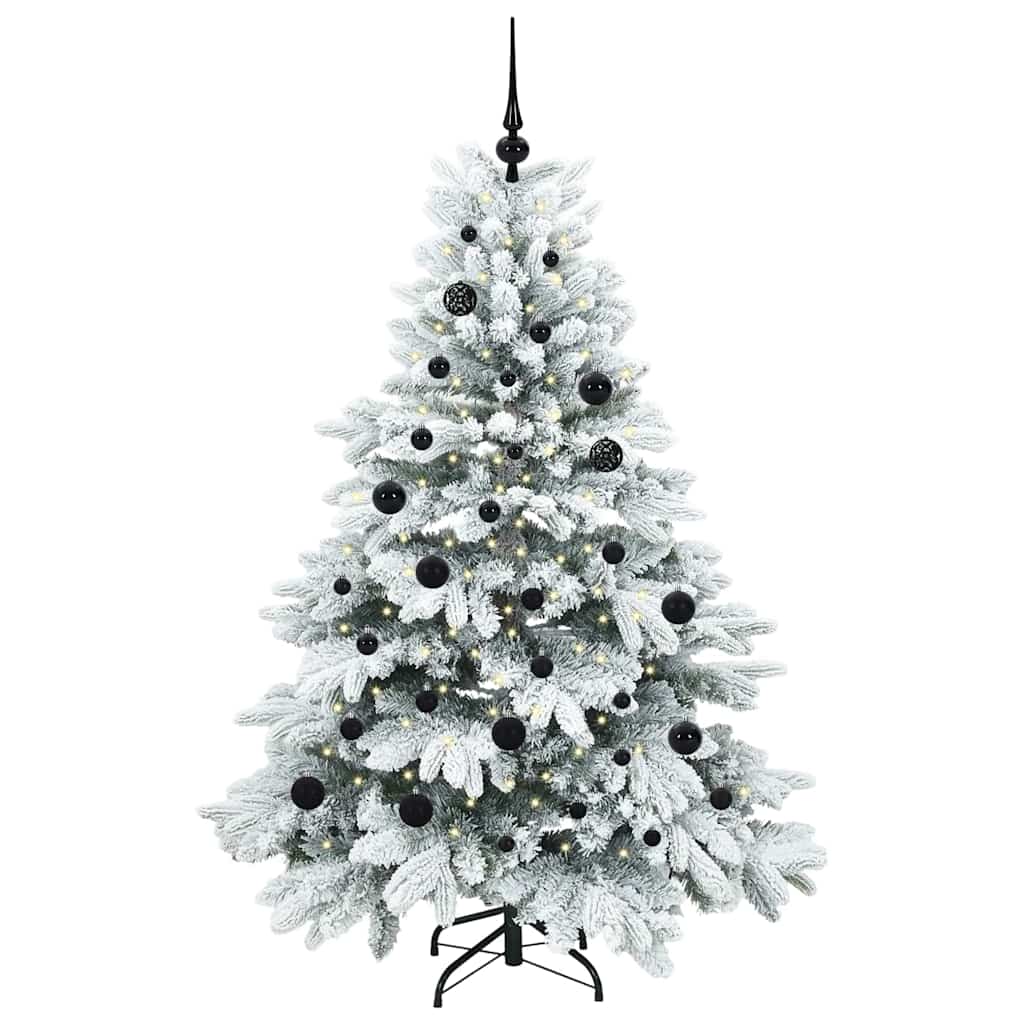 Artificial Christmas Tree with 150 LEDs Green 150 cm PE and PVC