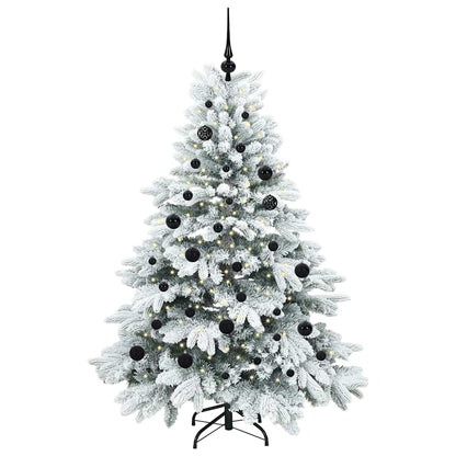 Artificial Christmas Tree with 150 LEDs Green 150 cm PE and PVC