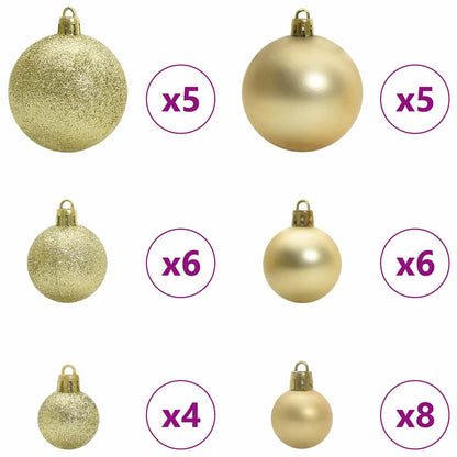 Artificial Christmas Tree with 150 LEDs Green 150 cm PE and PVC