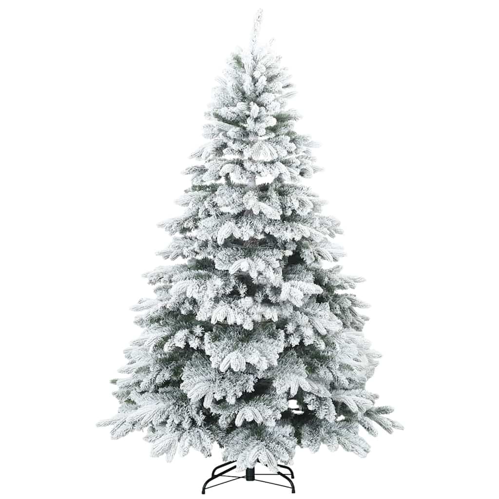 Artificial Christmas Tree with 300 LEDs Green 180 cm PE and PVC
