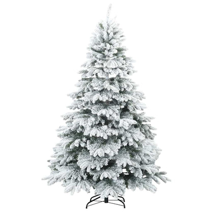 Artificial Christmas Tree with 300 LEDs Green 240 cm PE and PVC