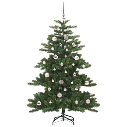 Artificial Hinged Christmas Tree with 150 LEDs 150 cm PVC