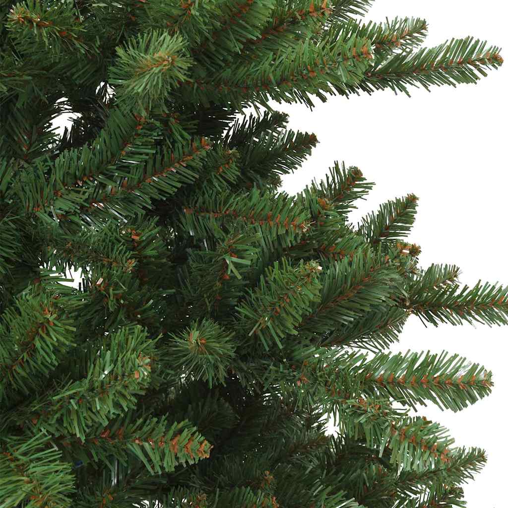 Artificial Hinged Christmas Tree with 150 LEDs 150 cm PVC