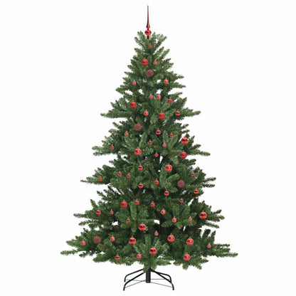 Artificial Hinged Christmas Tree with 300 LEDs 210 cm PVC