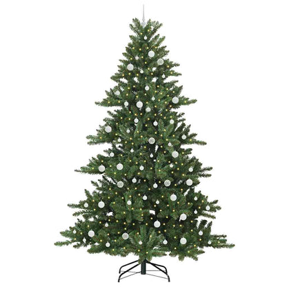 Artificial Hinged Christmas Tree with 300 LEDs 240 cm PVC