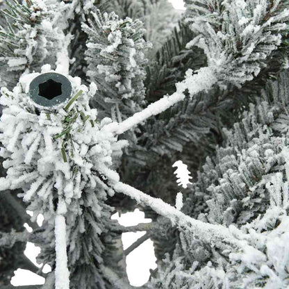 Artificial Hinged Christmas Tree with 150 LEDs 150 cm PVC