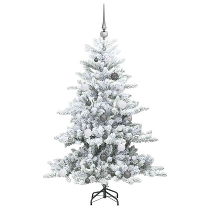 Artificial Hinged Christmas Tree with 150 LEDs 150 cm PVC