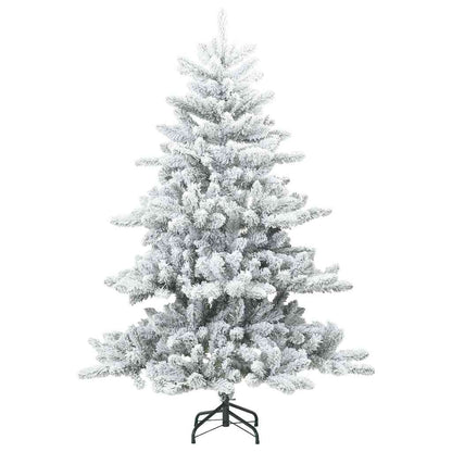 Artificial Hinged Christmas Tree with 150 LEDs 150 cm PVC