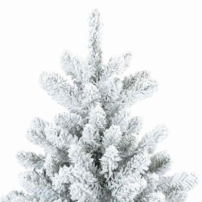 Artificial Hinged Christmas Tree with 300 LEDs 240 cm PVC