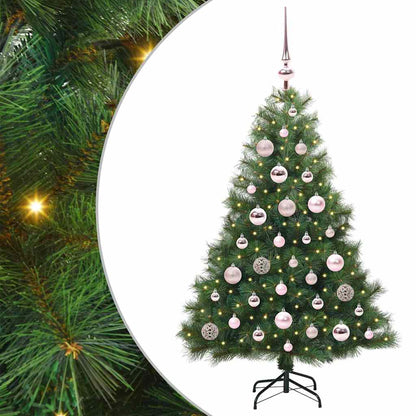 Artificial Christmas Tree with 150 LEDs Green 120 cm PE and PVC