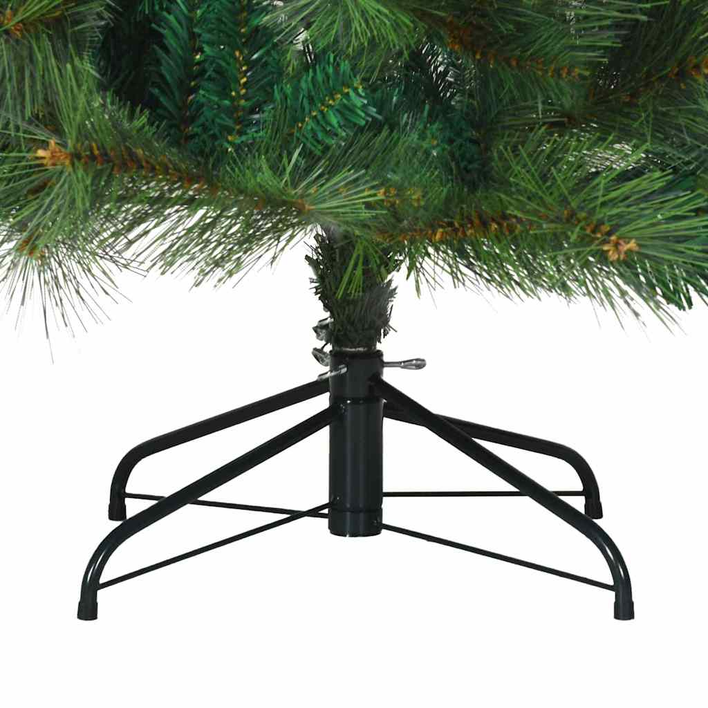 Artificial Christmas Tree with 300 LEDs Green 180 cm PE and PVC