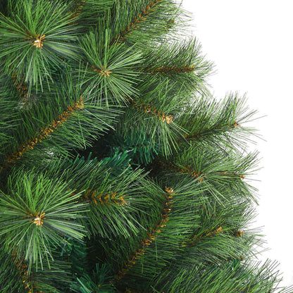 Artificial Christmas Tree with 300 LEDs Green 180 cm PE and PVC