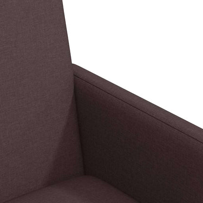 Dining Chairs 2 pcs Dark brown 57 x 66 x 94 cm Fabric
