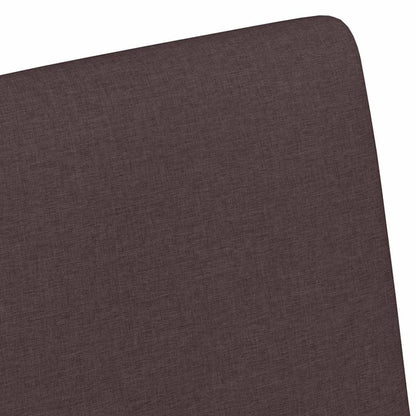 Dining Chairs 2 pcs Dark brown 57 x 66 x 94 cm Fabric