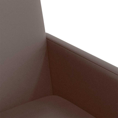 Dining Chairs with Wheels 2 pcs Brown 57 x 66 x 94 cm