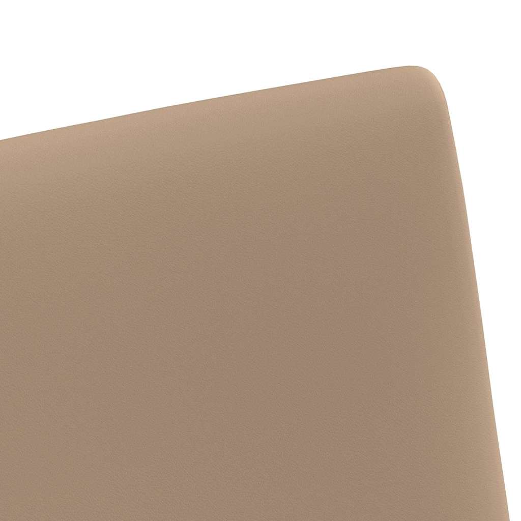 Dining Chairs with Wheels 2 pcs Cappuccino 57 x 66 x 94 cm