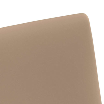 Dining Chairs with Wheels 2 pcs Cappuccino 57 x 66 x 94 cm