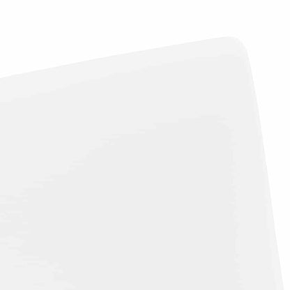 Dining Chairs with Wheels 2 pcs White 57 x 66 x 94 cm