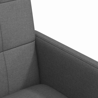 Dining Chairs with Wheels 2 pcs Dark grey 58 x 65 x 94 cm