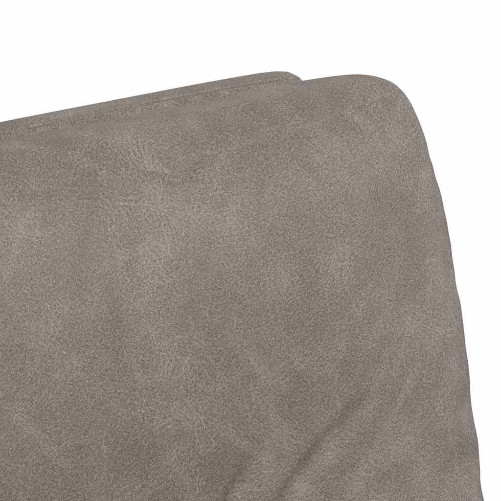 Dining Chairs with Wheels 2 pcs Grey 57 x 67 x 95 cm