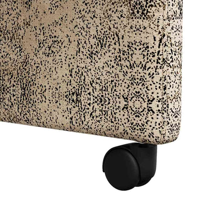 Dining Chairs with Wheels 2 pcs Light grey 57 x 67 x 95 cm