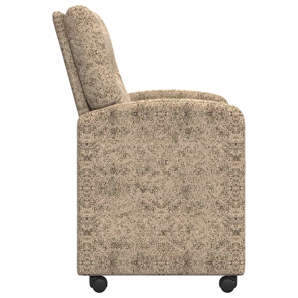 Dining Chairs with Wheels 2 pcs Light grey 57 x 67 x 95 cm