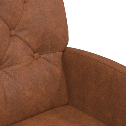 Dining Chairs with Wheels 2 pcs Brown 58 x 67 x 97 cm