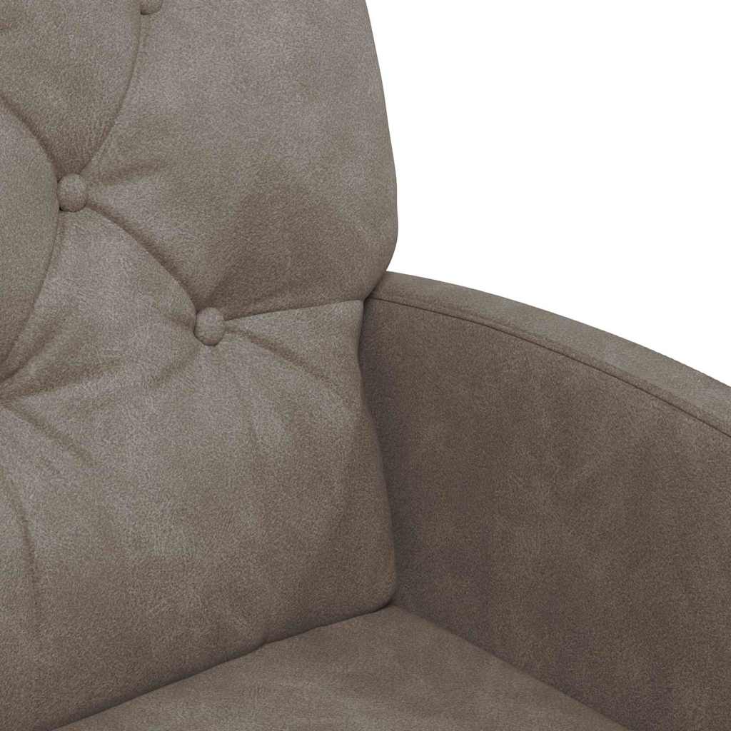 Dining Chairs with Wheels 2 pcs Grey 58 x 67 x 97 cm