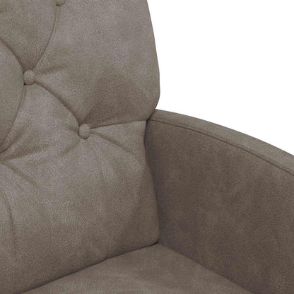 Dining Chairs with Wheels 2 pcs Grey 58 x 67 x 97 cm